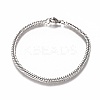 Tarnish Resistant Men's Cuban Link Chain Bracelets X-BJEW-E369-15B-1