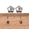 Tarnish Resistant 5-Petal 201 Stainless Steel Flower Bead Caps STAS-N027-02-4