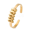 304 Stainless Steel Cuff Bangles for Women LS-BJEW-F491-01G-05-2