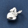 925 Sterling Silver Double Heart Charms LS-FIND-Z069-03S-3