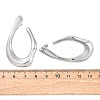 304 Stainless Steel Teardrop Stud Earrings EJEW-B108-13P-5