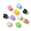 45Pcs 9 Colors Baking Paint Alloy Beads FIND-CJ0003-24-9