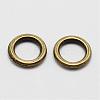 Alloy Closed Jump Rings PALLOY-P119-04AB-1