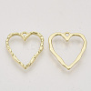 Rack Plating Alloy Open Back Bezel Pendants LS-PALLOY-N150-36-2