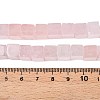 Natural Rose Quartz Beads Strands G-T139-8x8-05A-5