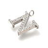 304 Stainless Steel Micro Pave Cubic Zirconia Pendants STAS-H228-06P-N-2