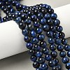 Grade B Natural Tiger Eye Beads Strands LS-G-F591-18-8mm-01-1