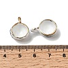 Floral Printed Blue and White Porcelain 3D Teacup Pendants with Gold Trim PORC-P036-01C-3