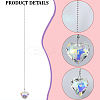 Glass Ceiling Fan Pull Chain Extenders HJEW-WH20021-03P-04-5
