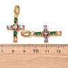 304 Stainless Steel Rhinestone Pendants RB-CBA5CCB-05G-G-2