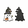 Rack Plating Alloy Enamel Pendants LS-FIND-G054-14EB-02-1