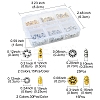 140Pcs 6 Styles Tibetan Style Alloy Spacer Beads FIND-FS0002-51-4