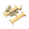 Ion Plating(IP) 201 Stainless Steel Pendants STAS-N103-184G-H-2