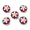 Baking Paint Glass Enamel Beads LAMP-S080-03D-2
