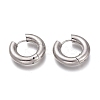 201 Stainless Steel Huggie Hoop Earrings EJEW-O095-05-15-1