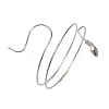 Alloy Upper Arm Open Cuff Bangles for Women BJEW-U037-01A-P-2