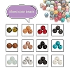100Pcs Natural & Synthetic Gemstone Beads G-YW0001-11-2