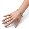 Natural Howlite Stretch Beaded Bracelets BJEW-JB05496-04-4