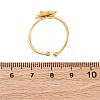 304 Stainless Steel Cuff Rings for Women RJEW-F175-01G-05-3
