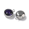 K9 Glass Rhinestone Pendants STAS-F123-26A-2