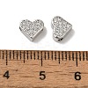 Brass Micro Pave Cubic Zirconia Beads KK-H487-03P-3