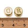 (Defective Closeout Sale: Enamel Yellowing)Alloy Enamel Beads ENAM-XCP0001-44-3