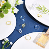 44Pcs 2 Colors Adjustable Brass Pad Ring Bases KK-ME0003-92-5