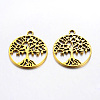 Tibetan Style Alloy Pendants TIBEP-5347-AG-LF-1