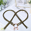Polyester Chain Belts for Women Ladies Dress AJEW-WH20018-51E-3