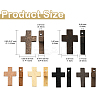 50Pcs 5 Styles Wooden Pendants FIND-YW0005-73-2