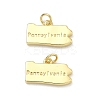 Brass Pendants KK-D229-22N-G-1