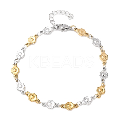 304 Stainless Steel Chain Bracelets BJEW-P376-04A-1