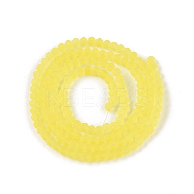 Transparent Glass Beads Strands EGLA-A044-T2mm-MD29-1