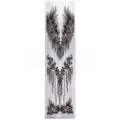 Polyester Embroidery Sew on Appliques DIY-WH0656-37A-1