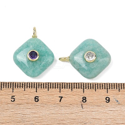 Natural Amazonite Pendants G-K372-05G-08-1