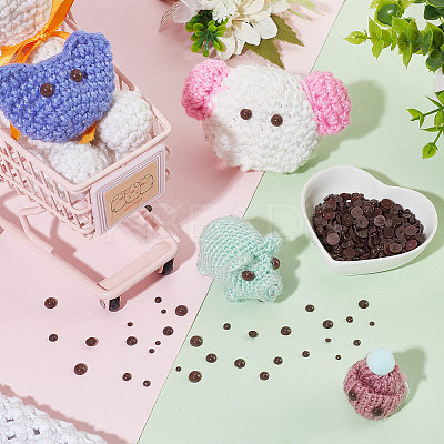 5 Style Craft Resin Doll Eyes Cabochons DOLL-PH0001-22-1