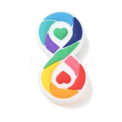 Autism Theme Silicone Beads SL-CBAF318-D01-1