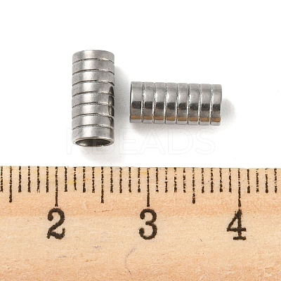 Non-Tarnish 201 Stainless Steel Tube Beads STAS-Z049-06P-1