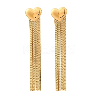 304 Stainless Steel Stud Earrings EJEW-Z098-02G-1