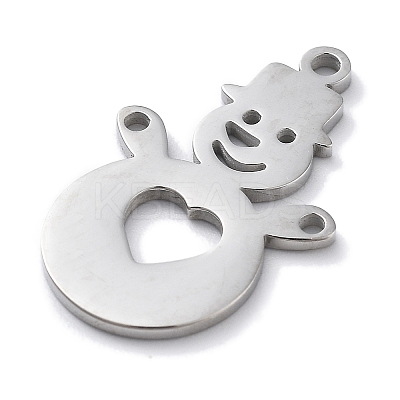 Christmas Theme Anti-Tarnish 304 Stainless Steel Pendants STAS-R003-04P-01-1