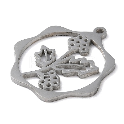 Non-Tarnish 304 Stainless Steel Pendants STAS-P338-01I-P-1
