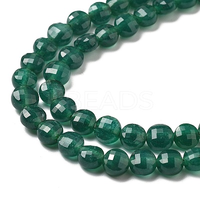 Natural Dyed White Jade Beads Strands G-C179-A6mm-07-1