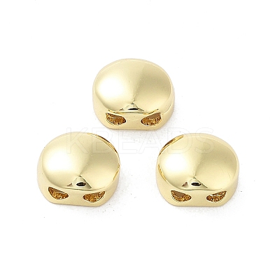 Oval Brass Beads KK-E102-25G-02-1