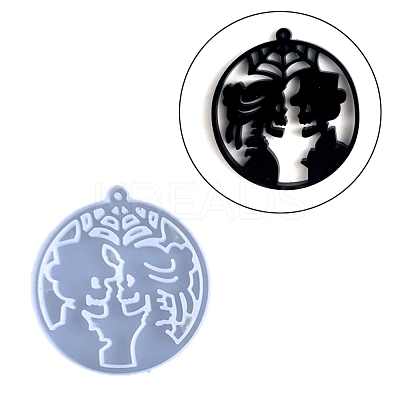 DIY Skull Theme Pendant Silicone Molds SIMO-H010-07B-1