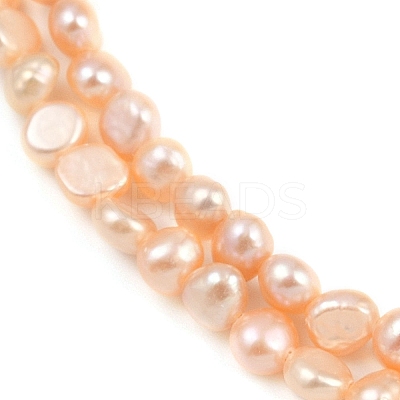 Natural Cultured Freshwater Pearl Beads Strands PEAR-P064-19B-11C-1