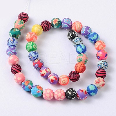 Handmade Polymer Clay Beads FIMO-10D-3-1
