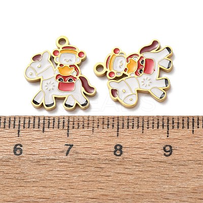 304 Stainless Steel Pendants STAS-D221-02G-1