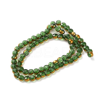 Electroplate Glass Beads Strands EGLA-A040-01D-1