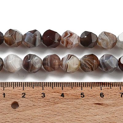 Natural Botswana Agate Beads Strands G-NH0002-C01-03-1