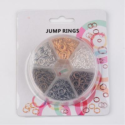 1 Box Brass Open Jump Rings KK-JP0007-8mm-1